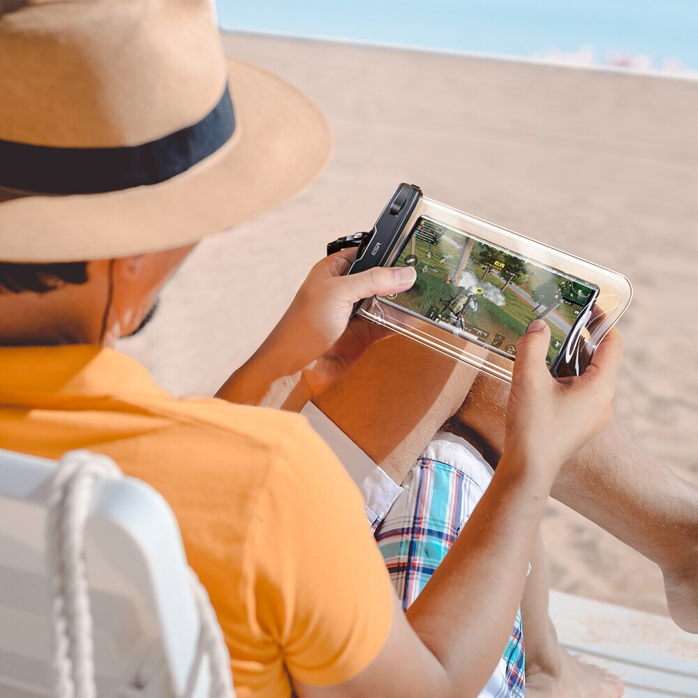 Vedenkestävä Yleiskotelo Puhelimelle max. 6.5 tuumaa, ESR, Musta