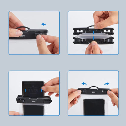 Vedenkestävä Yleiskotelo Puhelimelle max. 6.5 tuumaa, ESR, Musta