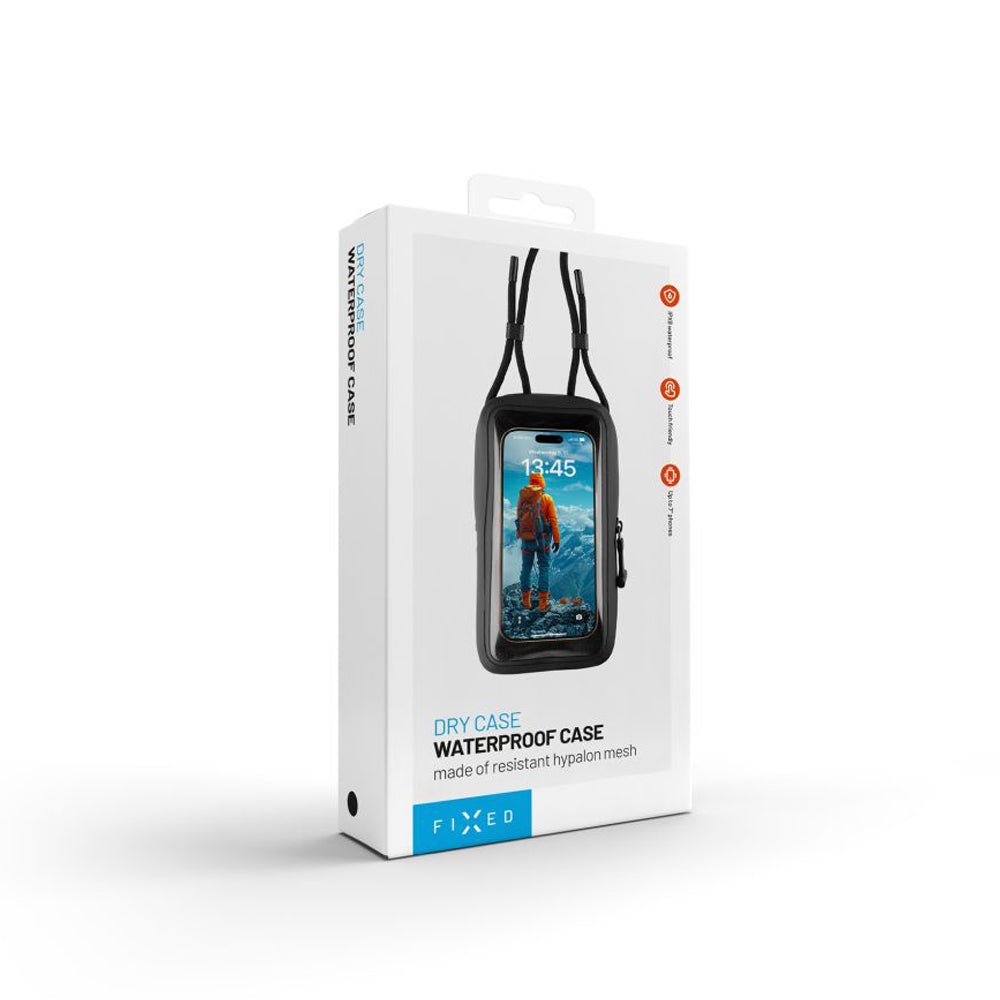 Vedenpitävä yleiskotelo puhelimelle, max. 7 tuumaa, Fixed, musta