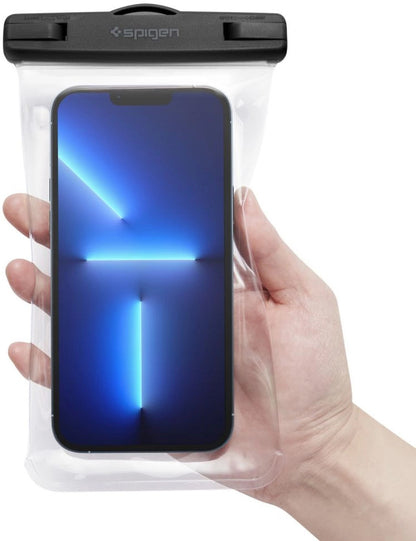 Vedenkestävä yleiskotelo puhelimelle max. 8.2 tuumaa, Spigen, A601, Läpinäkyvä