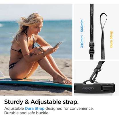 Vedenkestävä yleiskotelo puhelimelle max. 8.2 tuumaa, Spigen, A601, Läpinäkyvä