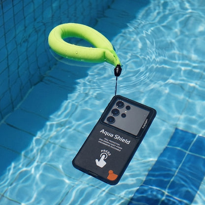 Spigen Universal Waterproof Case, Aqua Shield A604, Musta ACS11675