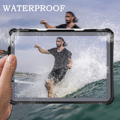 Waterproof Case for Apple iPad Air (2022) / Air (2020), ShellBox, Black