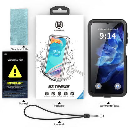 Vedenpitävä suojakuori Samsung Galaxy A16 5G A166 / A16 4G A165, ShellBox, Musta