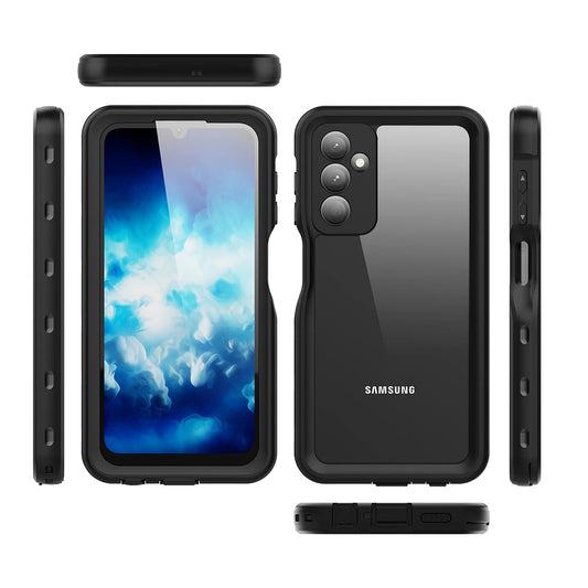 Vedenpitävä suojakuori Samsung Galaxy A25 A256:lle, ShellBox, Musta