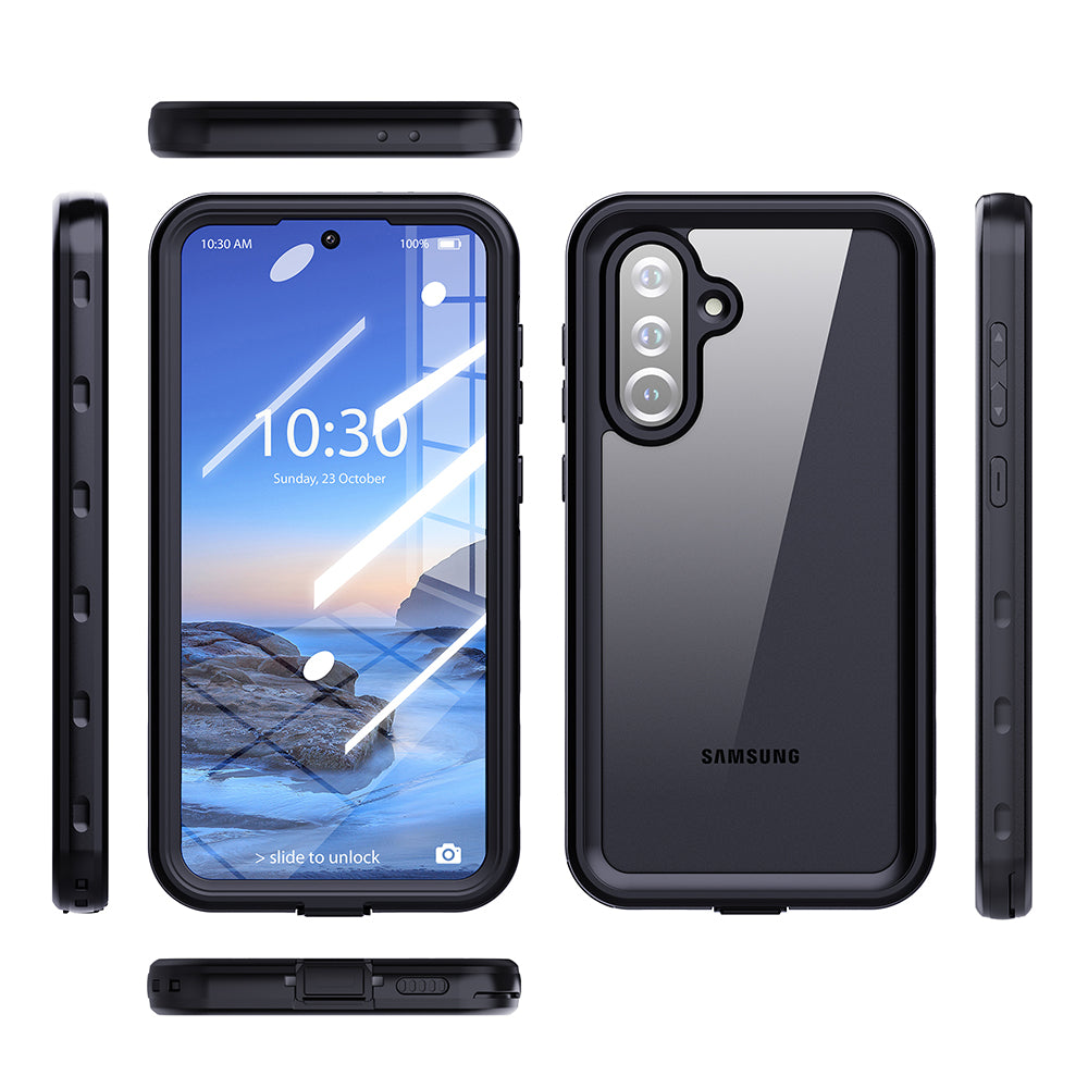 Vedenpitävä suojakuori Samsung Galaxy A26 A266:lle, ShellBox, Musta