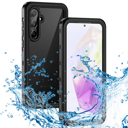 Vedenpitävä suojakuori Samsung Galaxy A35 5G A356:lle, ShellBox, Musta