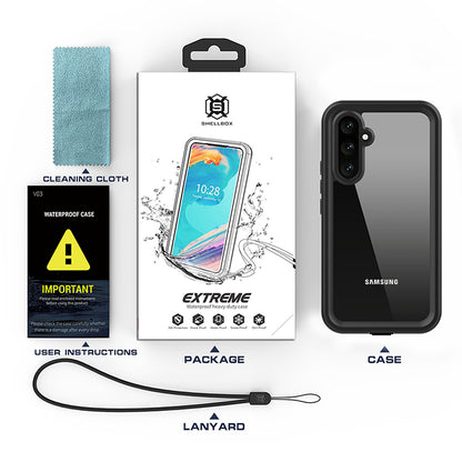 Vedenpitävä suojakuori Samsung Galaxy A54 A546:lle, ShellBox, Musta