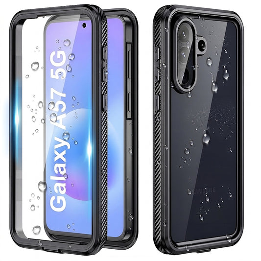 Vedenpitävä suojakuori Samsung Galaxy A57 5G:lle, ShellBox, musta