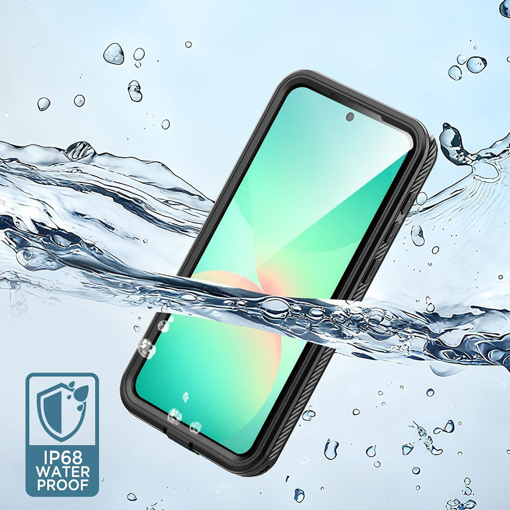 Vedenpitävä suojakuori Samsung Galaxy A57 5G:lle, ShellBox, musta