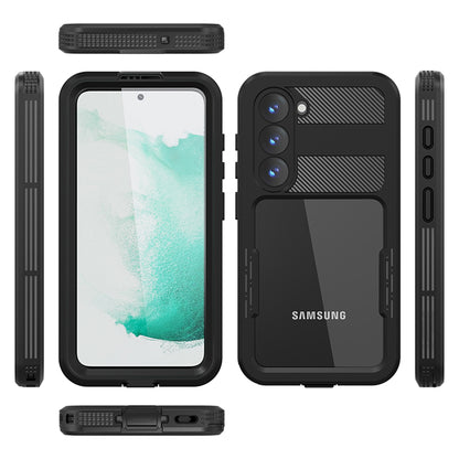 Vedenpitävä suojakuori Samsung Galaxy S23 S911:lle, ShellBox, Musta