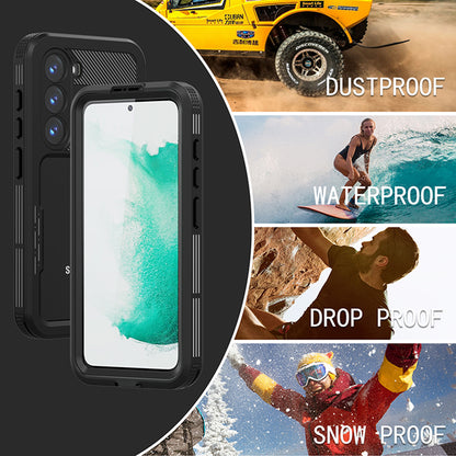 Vedenpitävä suojakuori Samsung Galaxy S23 S911:lle, ShellBox, Musta