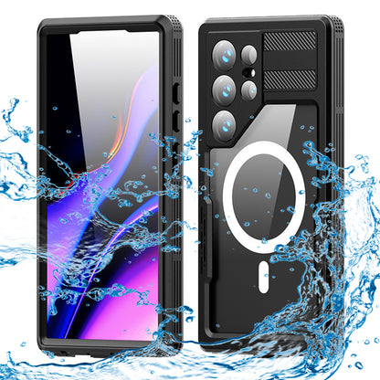 Vedenpitävä suojakuori Samsung Galaxy S24 Ultra S928:lle, ShellBox, Musta