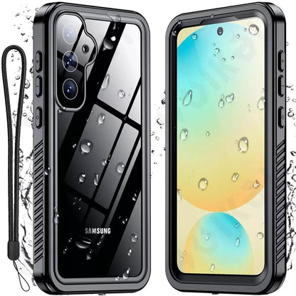 Vedenpitävä suojakuori Samsung Galaxy S25 S931:lle, ShellBox, Musta