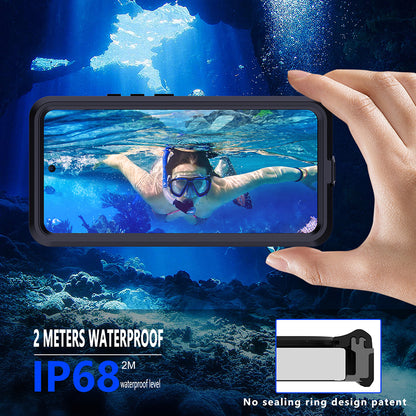 Vedenpitävä suojakuori Xiaomi Poco X7 / Redmi Note 14 Pro 5G:lle, ShellBox, Musta