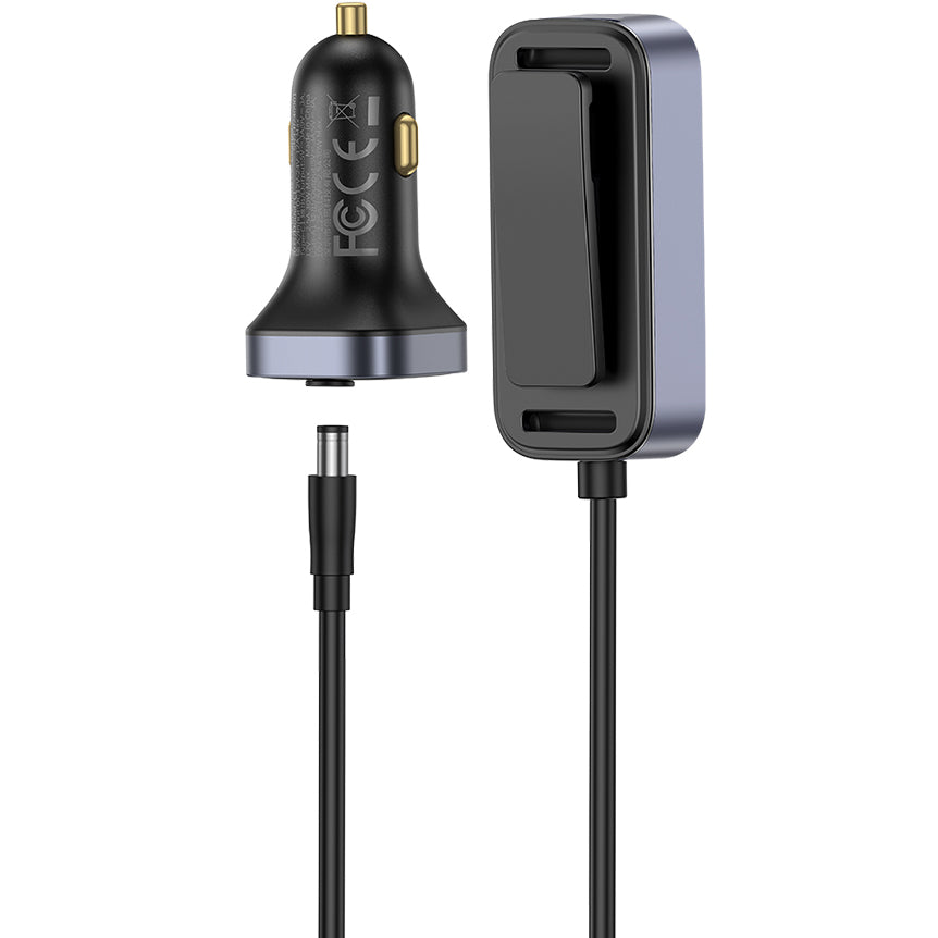 Auto Baseus BackseatPal L1 -laturi, 110W, 3A, 3 x USB-A - 3 x USB-C, Musta C00081100121-00