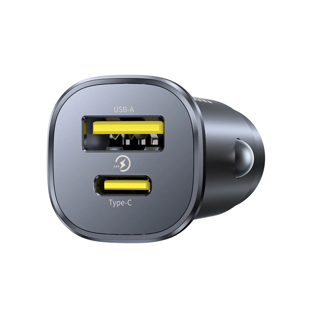 Baseus GoTrip -autolaturi, 30W, 3A, 1 x USB-A - 1 x USB-C, Musta