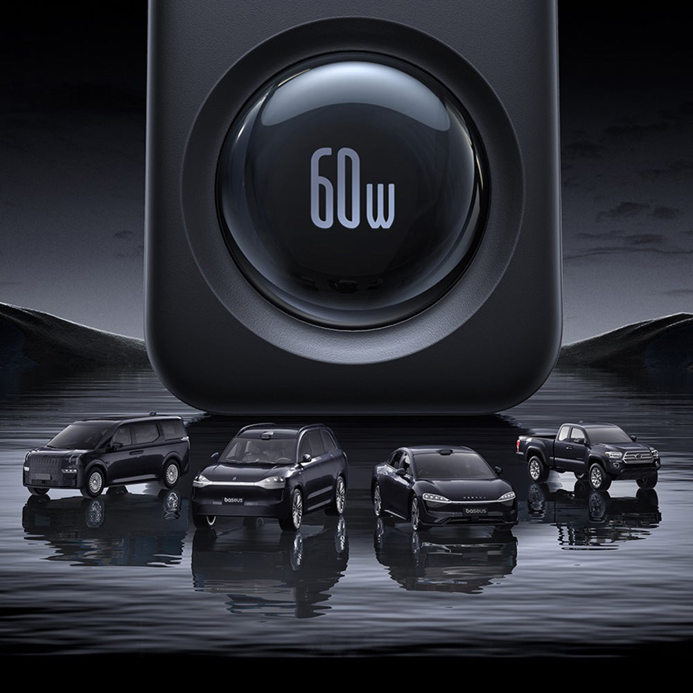 Autojen laturi Baseus PrimeTrip VW1, 105W, 3A, 3 x USB-A - 2 x USB-C, Musta C00069000121-00