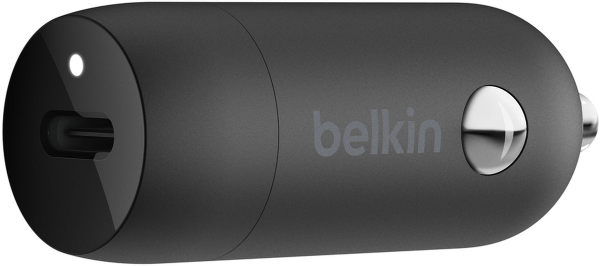 Belkin BoostCharge autolaturi, 30W, 3A, 1 x USB-C, Musta CCA004btBK
