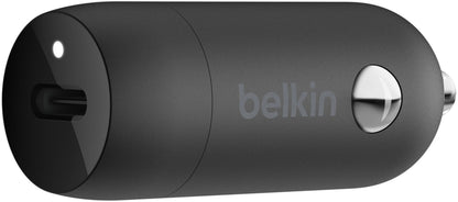 Belkin BoostCharge autolaturi, 30W, 3A, 1 x USB-C, Musta CCA004btBK