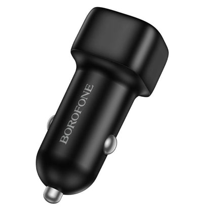Autolaturi Borofone BZ34B Cloud, 38W, 3A, 1 x USB-A - 1 x USB-C, Musta