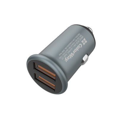 ColorWay Car Charger, 36W, 3A, 2 x USB-A, Gray