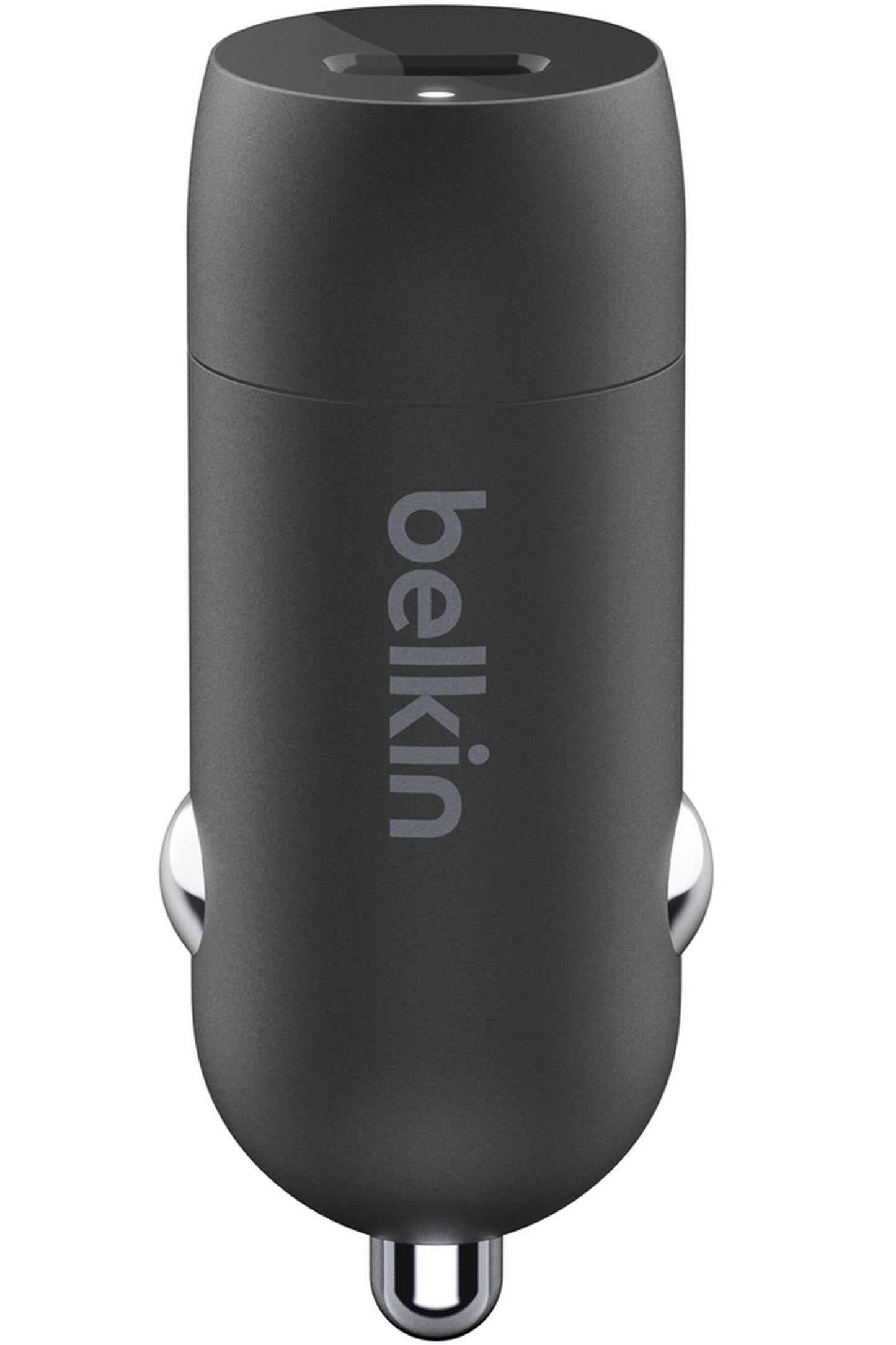 Belkin BoostCharge USB-C-kaapelilla varustettu autolaturi, 30W, 3A, 1 x USB-C, musta CCA004bt1MBK-B6