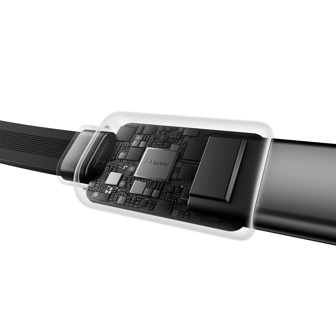 Autolaturi USB-C-kaapelilla Cuktech CC903P Näyttö, 100W, 5A, 1 x USB-A - 1 x USB-C, Harmaa