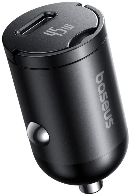 Autojen USB-C-kaapelilaturi Baseus PrimeTrip VP2, 45W, 3A, 1 x USB-C, Musta C0206800