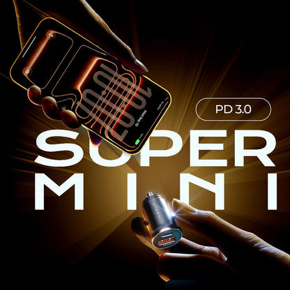 Autolaturi USB-C-kaapelilla Lisen, 51W, 3A, 1 x USB-A - 1 x USB-C, Tummansininen YL0223080047