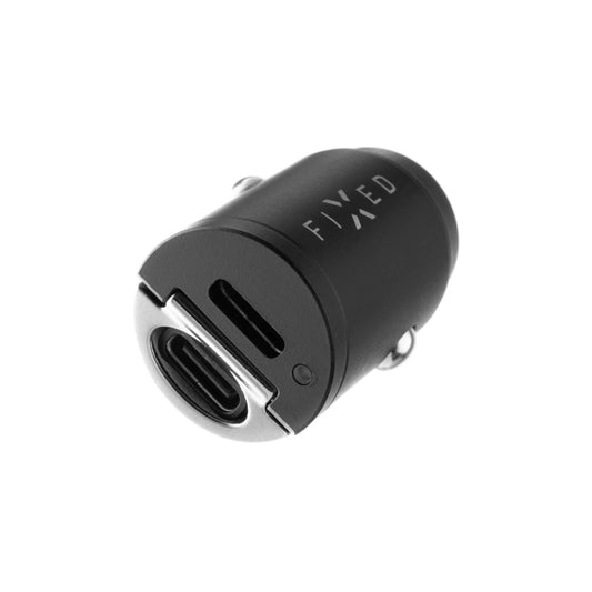 Auto Fixed -laturi, 30W, 3A, 2 x USB-C, Musta