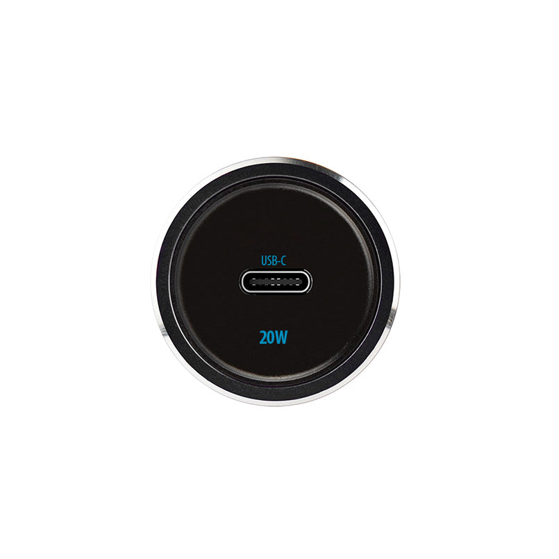 Autojen laturi Forever CC-06, 20W, 3A, 1 x USB-C, Musta