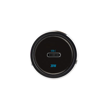 Autojen laturi Forever CC-06, 20W, 3A, 1 x USB-C, Musta