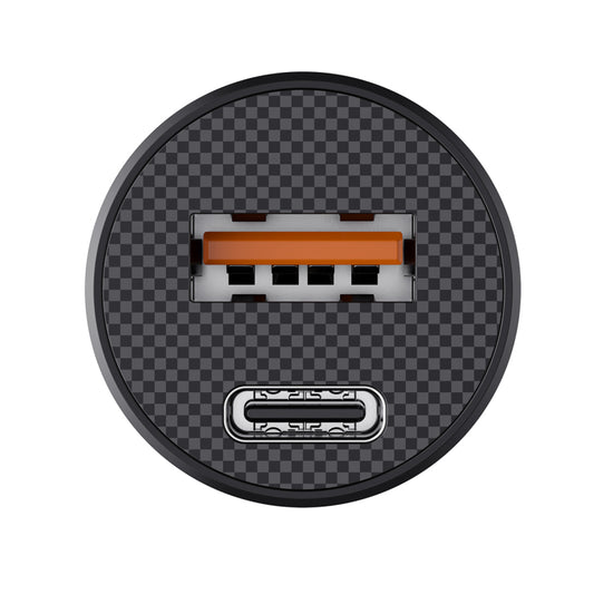 HAVIT CC2022 Autolaturi, 20W, 3A, 1 x USB-A - 1 x USB-C, Musta