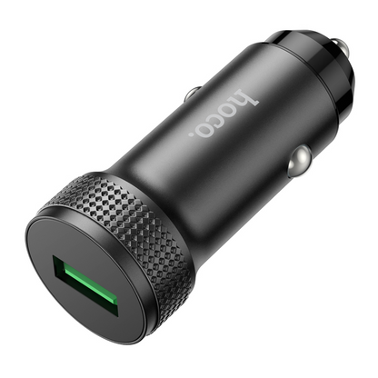 Autolaturi HOCO Z49A, 18W, 3A, 1 x USB-A, Musta