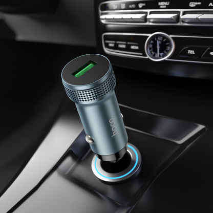 Autolaturi HOCO Z49A, 18W, 3A, 1 x USB-A, Musta