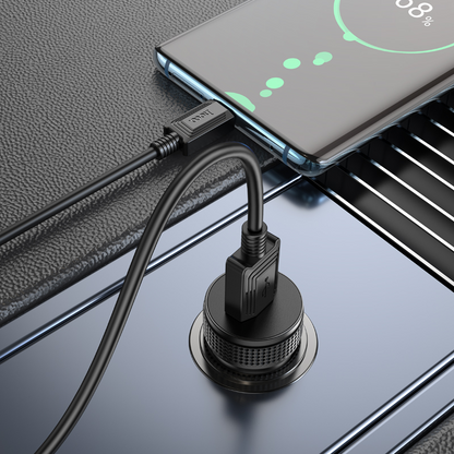 Autolaturi HOCO Z49A, 18W, 3A, 1 x USB-A, Musta