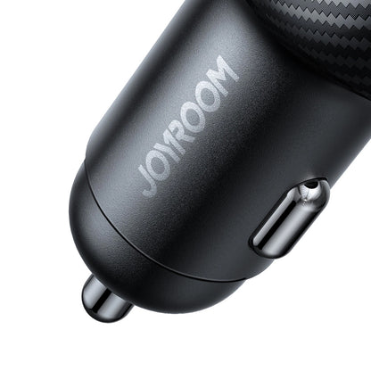 Autolaturi Joyroom JR-CCD04, 30W, 3A, 1 x USB-A - 2 x USB-C, Musta