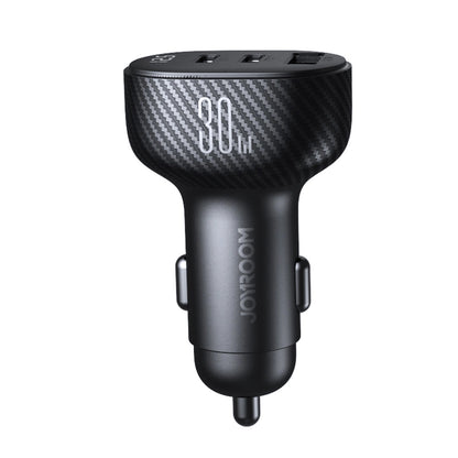 Autolaturi Joyroom JR-CCD04, 30W, 3A, 1 x USB-A - 2 x USB-C, Musta