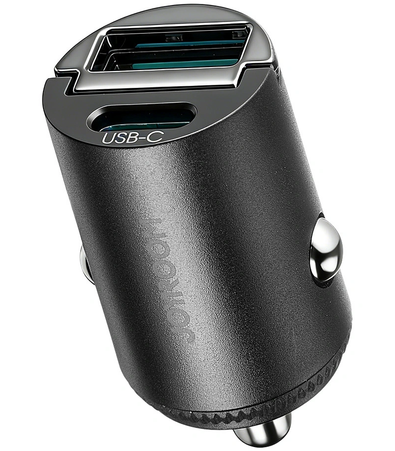 Joyroom JR-CCN18 autolaturi, 65W, 1 x USB-A - 1 x USB-C, Musta