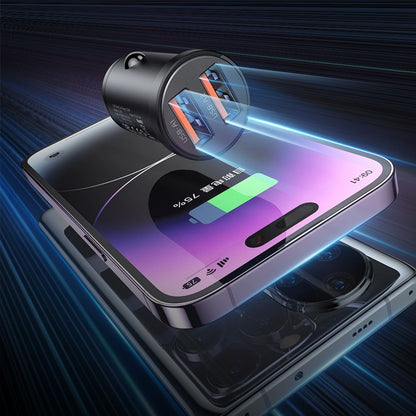 Autojen laturi McDodo CC-2950 Cool, 15.5W, 3.1A, 2 x USB-A, Musta