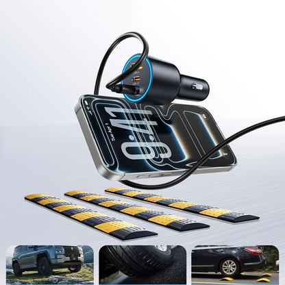 Orico HyperDrive autolaturi, 165W, 5A, 1 x USB-A - 2 x USB-C, Musta
