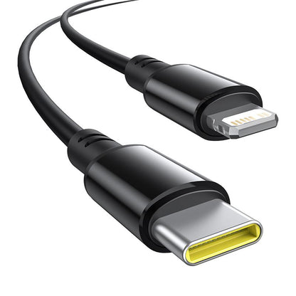 Autojen USB-C / Lightning Baseus Circular -laturi kaapelilla, 60W, 3A, 1 x USB-A - 1 x USB-C, Musta C00035902121-00