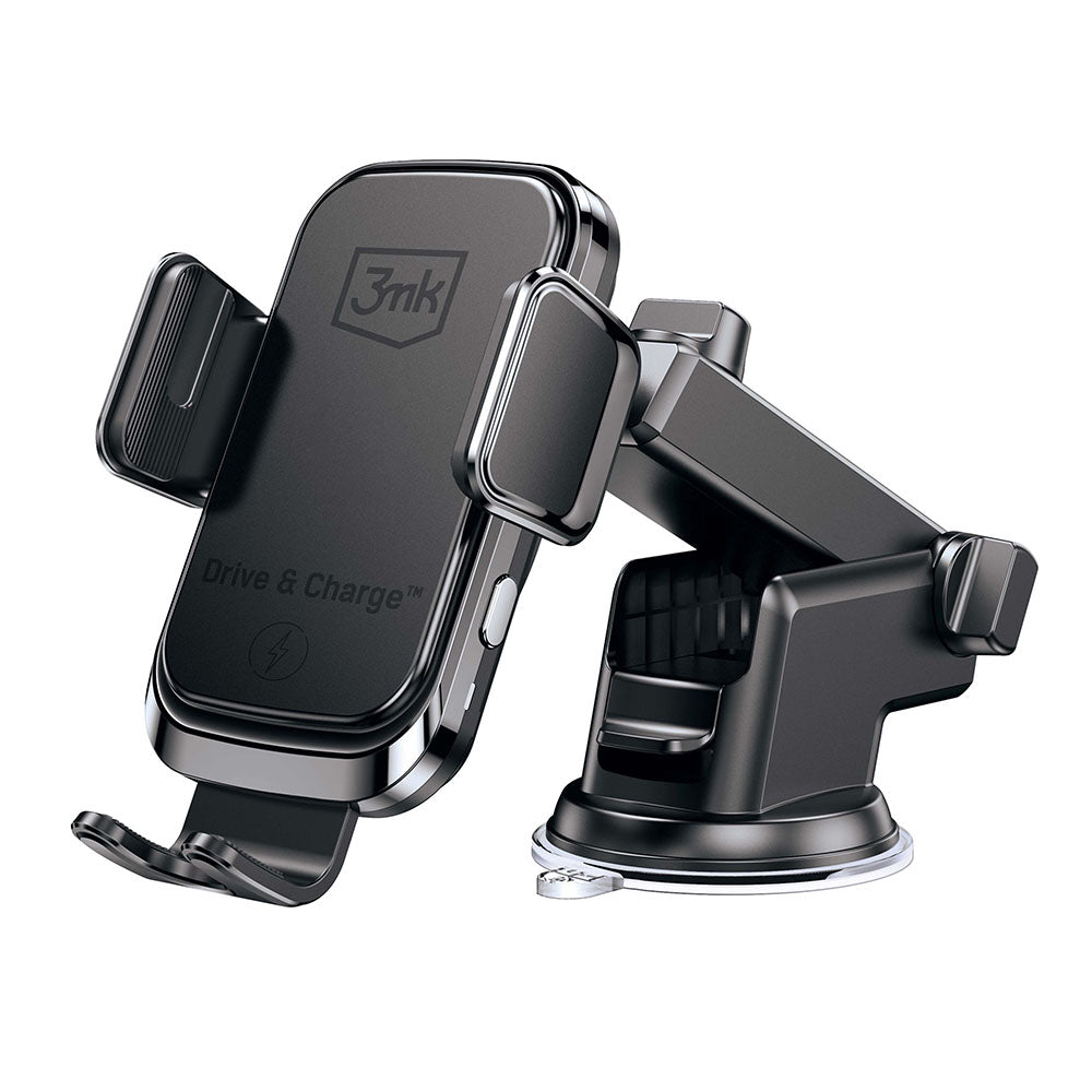 Langaton Autolaturi 3MK Drive&Charge, 15W, 1.67A, Musta