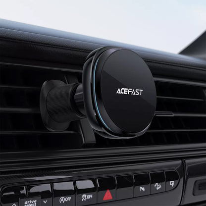 Langaton Autolaturi Acefast D31, 15W, 1.67A, Musta