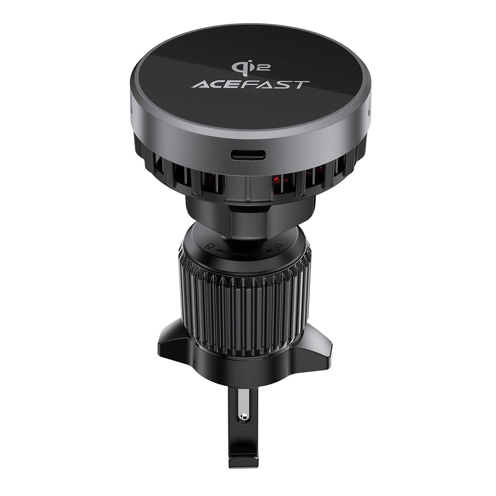 Langaton Autolaturi Acefast D40, 15W, 1.67A, Harmaa