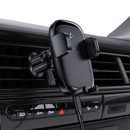 Langaton Autolaturi Acefast D48, 15W, 1.67A, Musta