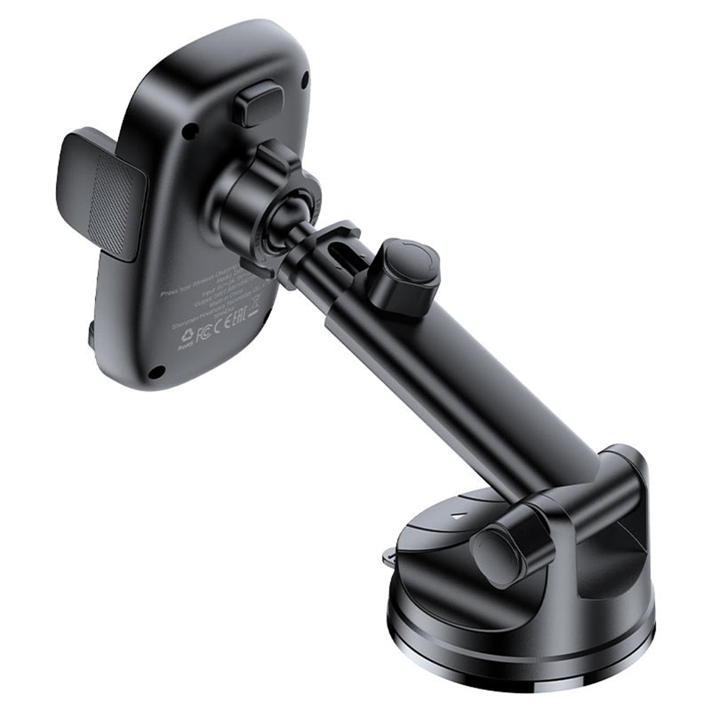 Langaton Autolaturi Acefast D49, 15W, 1.67A, Musta