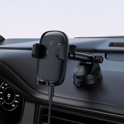 Langaton Autolaturi Acefast D49, 15W, 1.67A, Musta