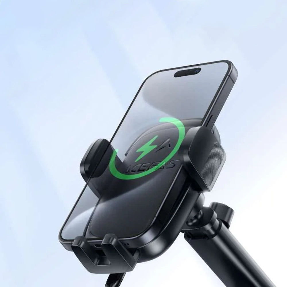 Langaton Autolaturi Acefast D49, 15W, 1.67A, Musta